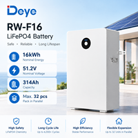 Batterie LiFePO4 DEYE RW-F16 16 kWh 51,2 V 314 Ah basse tension, plus de 6000 cycles, pour usage domestique, excellent prix – Nouveauté Chine