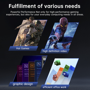 Hot người bán chơi game mini PC với I7-4790 GTX 1050TI 4G 16G RAM DDR3 512G SSD rời Card đồ họa cho hiển thị kép cho win 11 - Product Image 5