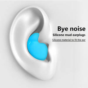 Bouchons d'oreille en silicone moulables pour l'étude du sommeil et <span class=keywords><strong>de</strong></span> la natation Concerts sur le <span class=keywords><strong>ronflement</strong></span>-Meilleur caoutchouc ménager antibruit pour un confort quotidien - Product Image 2