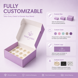 Custom Logo Factory Direct Sales Ivory Board Paper Boxes for Food Packaging Customizable Die-cut Inserts Brand Stickers <b>Cards</b> - Product Image 2