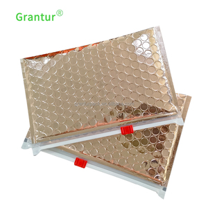 Tùy chỉnh kim loại Holographic Poly bong bóng bưu phẩm bảo vệ độn phong bì không thấm nước vận chuyển túi cho doanh nghiệp nhỏ Poly bưu phẩm - Product Image 2