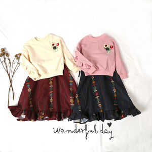 Robe d'été en coton pour petite fille, modèle Top100, formelle et décontractée, longueur genou - Product Image 3