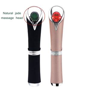 Eye Pen Uso en el hogar Multifunción Saludable Rojo Azul + Jade Calor Vibración Masajeador de ojos Varita con calor Dispositivo de belleza para ojos - Product Image 1
