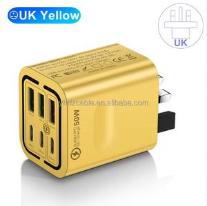 หัวชาร์จเร็วแบบพกพา 3USB 3TYPE C รุ่นใหม่ล่าสุด 50W สำหรับสมาร์ทโฟน ใช้ได้กับ iphone samsung - Product Image 3