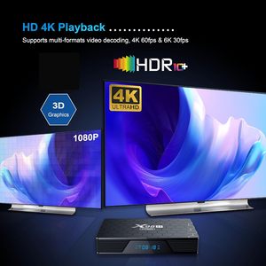 Xilibod X98h Pro Android 12 TV Box 4GB RAM 32GB ROM H618 CPU de Cuatro Núcleos 2.4G 5G WiFi Control Remoto Smart TV Box - Product Image 3