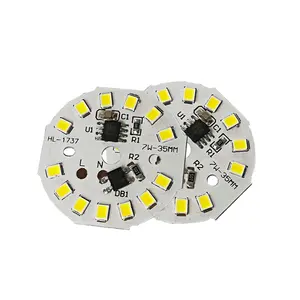Módulo LED DOB de 90lm/7W CA 220V para bombilla, accesorio de iluminación con PCB LED sin conductor, 2 años de garantía