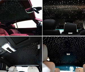 Lumière d'ambiance intérieure de voiture à LED avec effet d'étoile filante, éclairage RGB scintillant, télécommande/contrôle par application, garantie 1 an - Kits intérieurs - Product Image 4