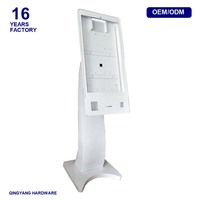 Boîtier de moniteur sur pied de 32 pouces de précision, fabrication de tôlerie par emboutissage, machine tactile tout-en-un, OEM