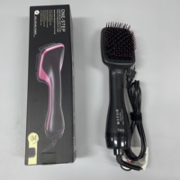 Brosse Sèche-Cheveux Électrique à Ions Négatifs, Styler à Palettes, 3 Réglages de Chaleur, Cordon Rotatif à 360°, Logo Personnalisé, Outil de Beauté, Vente Flash Whatnot