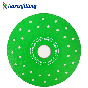 Disco de corte de diamante perforado ultrafino para cortar azulejos, cerámica y mármol - Product Image 2