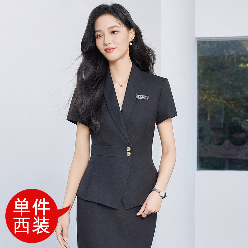 black suit