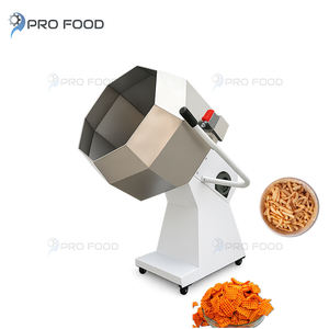 Tambor de Sazonamiento Octagonal de Acero Inoxidable, Máquina Comercial para Sazonar Aperitivos, Equipo de Recubrimiento Rápido en Tambor - Product Image 1