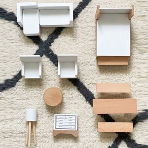 Maison de poupée en bois de simulation grande villa pour enfants, jouet transfrontalier, cadeau de vacances, maison pour bébé - Product Image 3