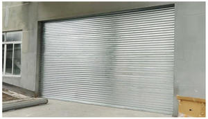 Volets roulants ignifuges d'atelier de supermarché <span class=keywords><strong>Rideau</strong></span> coupe-feu manuel moderne commercial Volet de porte en acier Rouleau évalué extérieur - Product Image 5