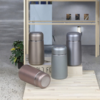 Mini Tasse Isotherme en Acier Inoxydable avec Séparateur de Thé, Anti-Fuite, Portable, Cadeau d'Affaires pour Hommes et Femmes (Isolation Thermique 12-24 Heures)