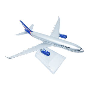 Venta caliente 16CM aleación avión modelo avión clásico ruso <span class=keywords><strong>Airbus</strong></span> modelo avión <span class=keywords><strong>logotipo</strong></span> personalizado A330 modelo avión - Product Image 2