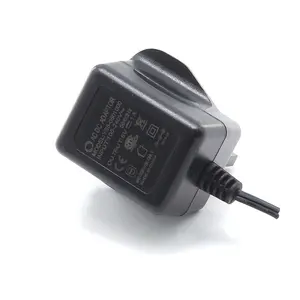 12v 1a Adapter Yingjiao TV Box Adapter Wall Battery Charger 5V 1A AC DC Adapter Factory Custom 100-240VAC 50/60hz UK Plug 5W 12V Black Plug In