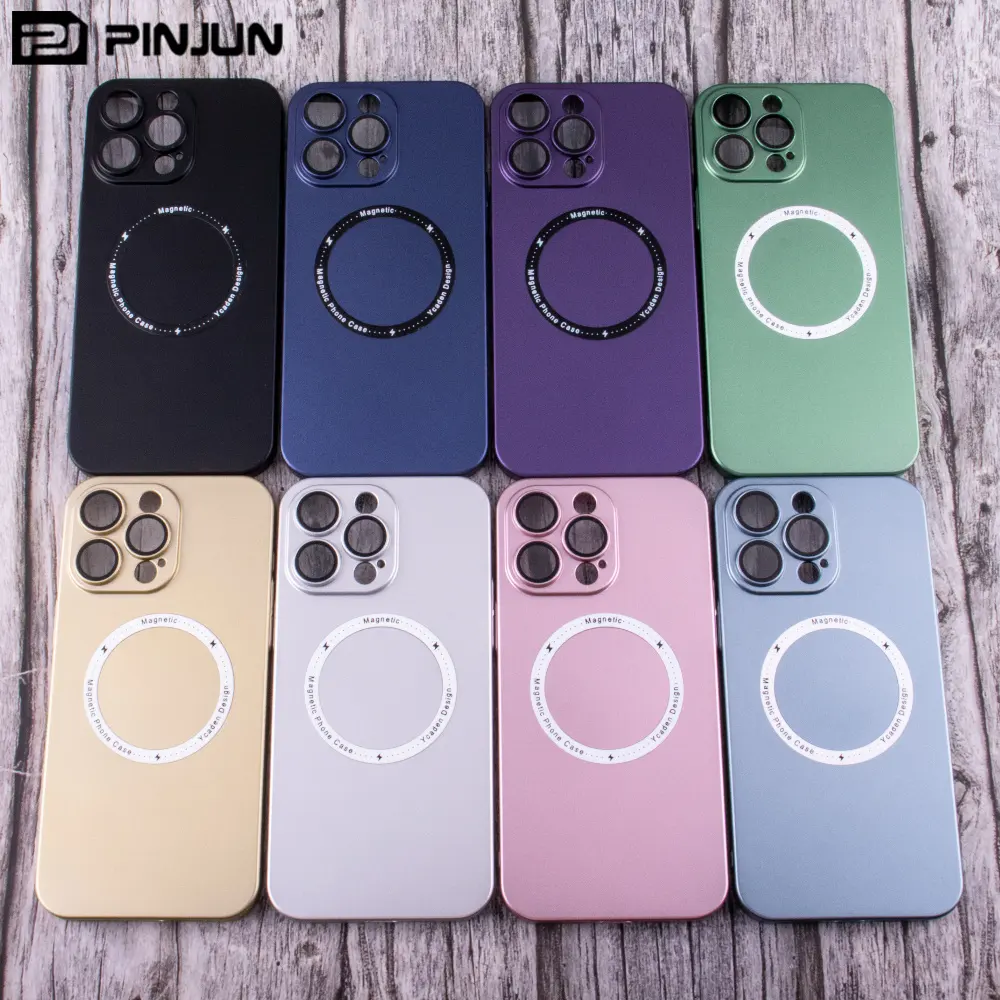 Funda de teléfono con cargador magnético personalizado con etiqueta privada personalizada de primera calidad para iPhone 11 12 13 14 15 Pro Max con paquete de caja