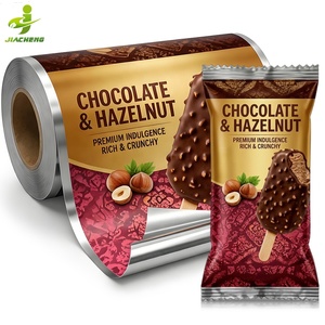 Película de Embalaje para Helados con Impresión Personalizada, Automática, Laminada, de Plástico Termosellable, para Envolver Paletas y Helados - Product Image 1