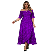 Nouvelle Robe d'Été pour Femme, Vêtement Personnalisé, Robe Longue Grande Taille avec Manches Courtes