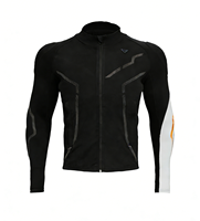 Veste Softshell Moto Homme D-25261 Coupe-Vent Toutes Saisons pour Motard – Vêtement de Protection pour Motocyclistes