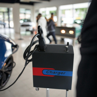 Chargeur rapide portable haute vitesse 380 VCA triphasé 50/60 Hz avec sortie 19,5 kW, protection IP20 <65 dB pour véhicules électriques, camions et camping-cars