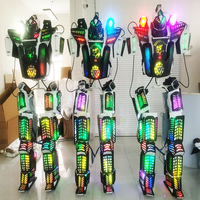 Nouveau Style personnalisé LED Mecha Robot Costume vêtements Halloween carnaval danse Cosplay Pâques Robot Led Costume adultes costumes pour la fête