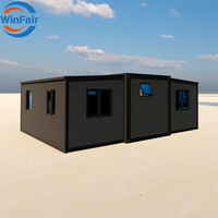Maisons préfabriquées portables WinFair, petites et compactes, pour le bureau sur chantier / location de vacances, Cebu, Philippines