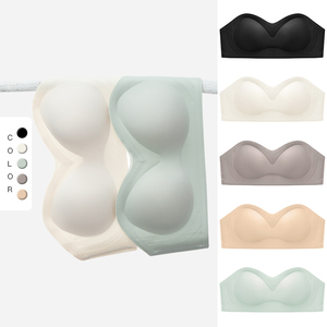 Haute qualité antichoc dames sans bretelles soutien-gorge léger respirant Nylon soutiens-gorge sans fil Push up sans couture soutien-gorge pour les femmes - Product Image 2