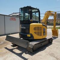 Mini-excavatrice sur chenilles Komatsu PC55MR d'occasion, bon état, prix de gros à vendre