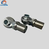 Rotule en acier allié haute précision Caracing 7/8-14, boule de 1,375 po, alésage de 0,75 po, certifiée ISO 9001, résistante à la corrosion, entièrement filetée