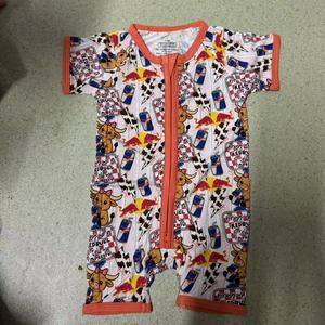 Pyjama bébé en bambou biologique avec fermeture éclair, barboteuse personnalisée, combinaison pour nouveau-né, vêtements de nuit pour bébé, grenouillère pour nourrisson - Product Image 6
