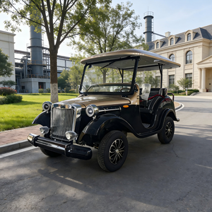 Vehículo Eléctrico de Lujo, Clásico, para Turismo, Transporte de Huéspedes de Hotel, Carro de Golf de Alto Rendimiento para 4 Personas - Product Image 1