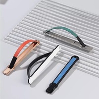 Support de téléphone magnétique ultra-fin pliable avec anneau de maintien pour iPhone 16 Pro Max 17 Air et coque arrière Android