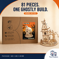 Kit de construction de maison d'arbre miniature en bois 3D à monter soi-même