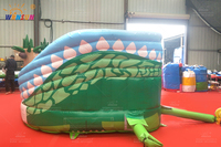 Château gonflable combiné WINSUN pour enfants, petit dinosaure, en PVC, taille et couleur personnalisables, sans plomb, ignifuge, imperméable