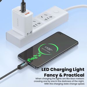 Toocki LED Charging Display 100W <strong>USB</strong>-<strong>C</strong> CableType <strong>C</strong> Super Fast Charging <strong>USB</strong> <strong>C</strong> Charging <strong>Cable</strong> - Product Image 2