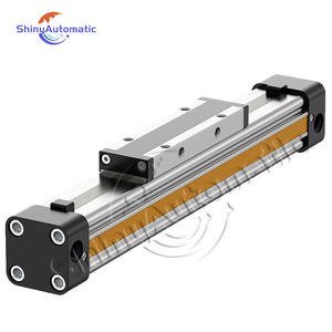 Silinder Tanpa Batang Standar OSP OST, Silinder Pneumatik Aksi Ganda, Piston Udara, Rel Geser Mekanis yang Dapat Disesuaikan, Silinder Rel Geser Bersambung Aluminium - Product Image 5