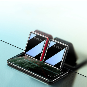 Mini Banco <span class=keywords><strong>de</strong></span> Energía <span class=keywords><strong>de</strong></span> 10000 mAh con Cable Micro USB Tipo C para <span class=keywords><strong>iPhone</strong></span>, Cargador Portátil con Espejo LED, Batería Externa, Powerbank 2026 - Product Image 3