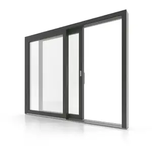 Manufacturer Wholesale Windows Residential Energy Efficient Slide Window Frame Aluminium Sliding Windows