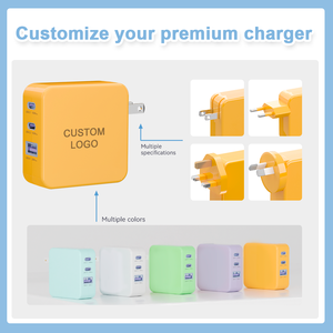 Adaptador GaN Tipo C Personalizado, Cargadores para Teléfonos Móviles, Cargadores para Portátiles Samsung de 100 W, 3 Puertos, Gan de Primera Calidad, Potencia Completa - Product Image 4