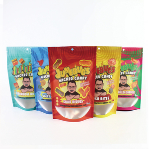 Bolsas de Plástico Selladas con Ventana para Dulces Picantes, Bolsas Reutilizables Impresas Personalizadas para Gomitas <span class=keywords><strong>Chamoy</strong></span> - Product Image 2