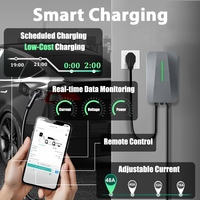 Chargeur EV de niveau 2 48A.240V, chargeur EV domestique pour prise J1772, NEMA 14-50 (40A) ou câblage direct, câble de 25 pieds, étanche IP65