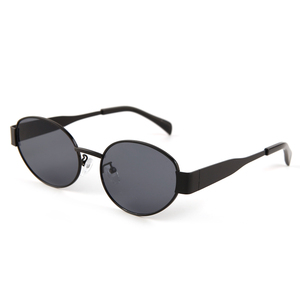 Occhiali da Sole Ovali di Nuova Moda 2025 Occhiali da Sole Retrò in Metallo da Donna Occhiali da Sole per Fotografia da Uomo CC 2180 - Product Image 5