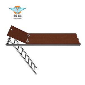 Plateforme de trappe d'échafaudage en contreplaqué d'aluminium Layher avec échelle - Product Image 1