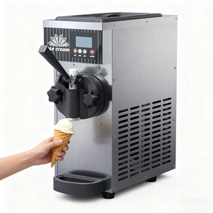 Mini Desktop Stainless Steel Soft Serve <b>Ice</b> <b>Cream</b> <b>Machine</b> Single Head Automatic Type for Commercial - Product Image 2