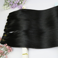 Nouvel Arrivage Extensions de Cheveux Humains Cambodgiens Lisses Yaki Légers, Tissages de Cheveux Vierges Double Drawn à Cuticules Intactes pour Professionnels