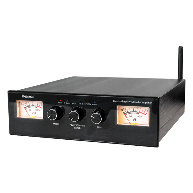 2.0 Channel HIFI Power Amplifier with Pre- and Post-Stage Combination