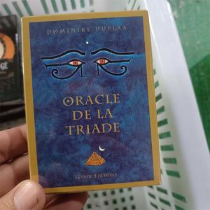 Kartu Oracle Jeu De <span class=keywords><strong>Tarot</strong></span> Prancis Ramah Lingkungan dengan Afirmasi Positif, Kartu <span class=keywords><strong>Tarot</strong></span> Kertas Marseille Deck dengan Buku Panduan untuk Hadiah - Product Image 2