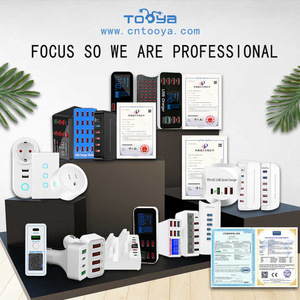 Tuya Thông Minh Điện Dải Ổ cắm thông minh Wifi điện thoại di động hẹn giờ chuyển tường ổ cắm cắm 4AC + 4USB chúng tôi anh EU AU app điều khiển bằng giọng nói - Product Image 6